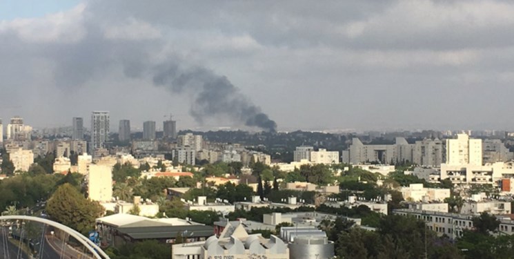 آتش‌سوزی در یک پایگاه نظامی در تل‌آویو رخ داد