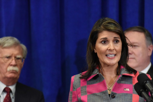 کپی برداری بولتون و پمپئو از نیکی هیلی؛ این بار با اسم رمز «فجیره»!