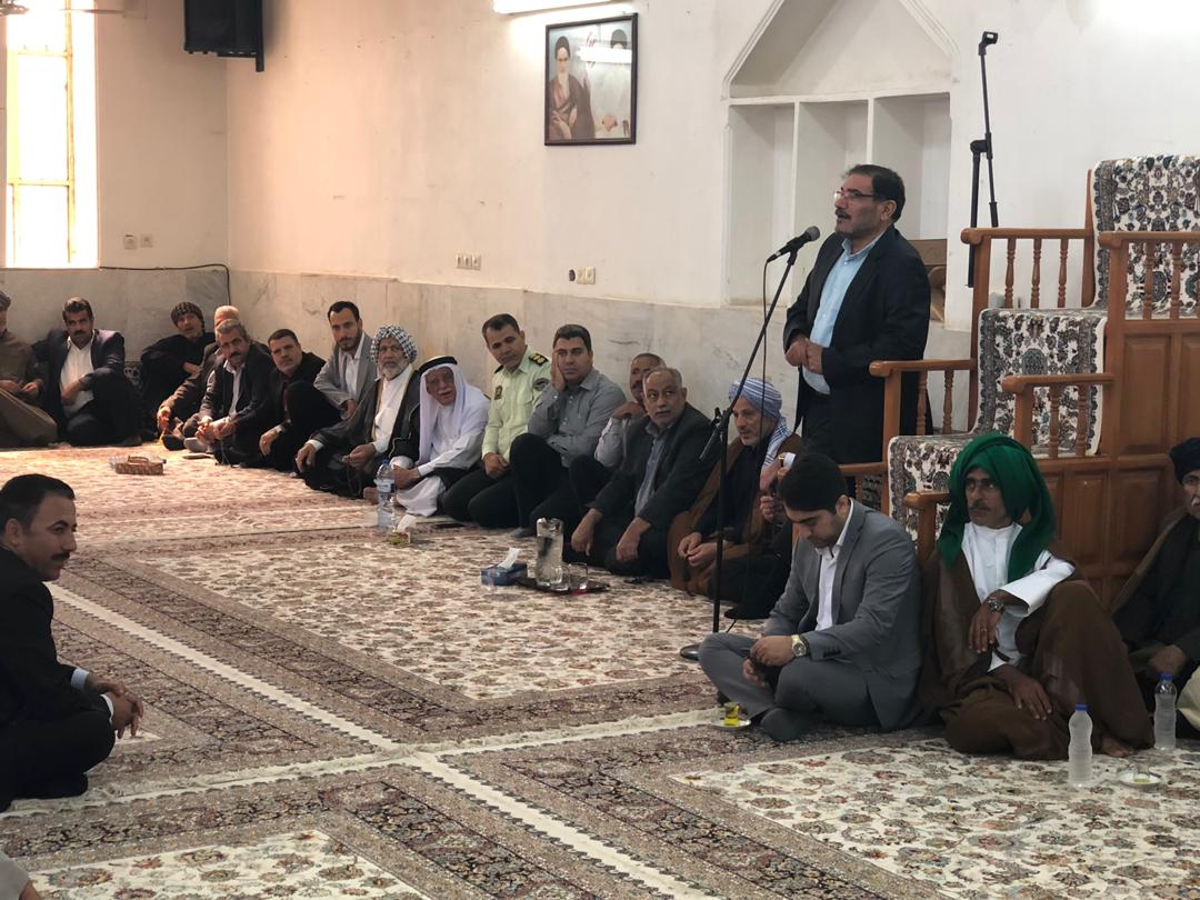 دومین روز بازدید دبیرشورای عالی امنیت ملی از مناطق سیل زده استان خوزستان