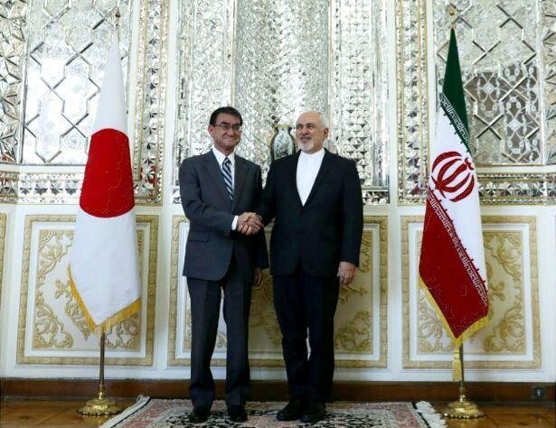 وزیر امور خارجه ژاپن با ظریف دیدار کرد