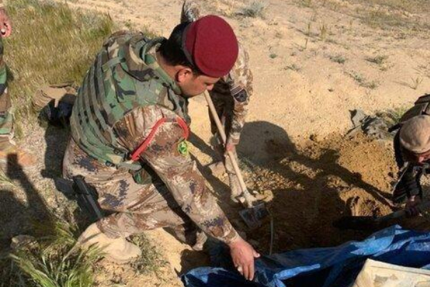 کشف گور جمعی در غرب الانبار