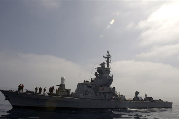 36 קציני צבא ישראל הוסגרו על ספינת המלחמה הישראלית בגלל העטרה