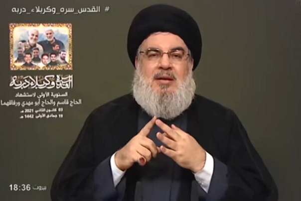 روایت نصرالله از چگونگی واکنش ایران به جنایت ترور سردار سلیمانی