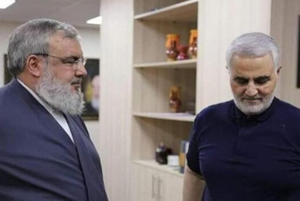 ویدئو: آخرین دیدار حاج‌قاسم با سیدحسن نصرالله دو روز پیش از شهادت