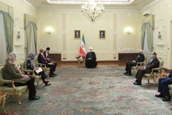 وزیر امور خارجه ایرلند با رییس جمهور دیدار کرد