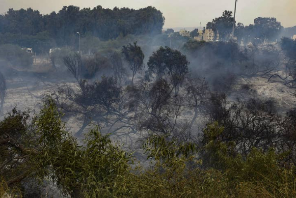 שריפה גדולה פרצה בקרית ים