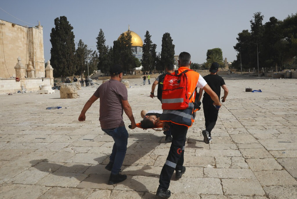 נפגעים מהתקפות הכיבוש באל-אקצה ...