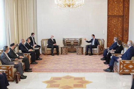 ظریف با بشار اسد دیدار و گفتگو کرد