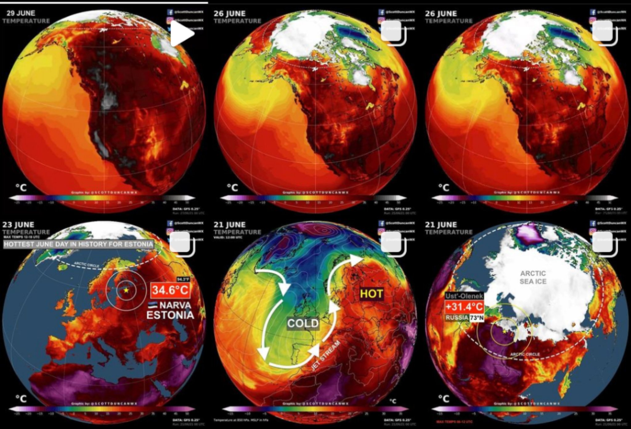 شمال غربی اقیانوس آرام، گرم‌تر از همیشه