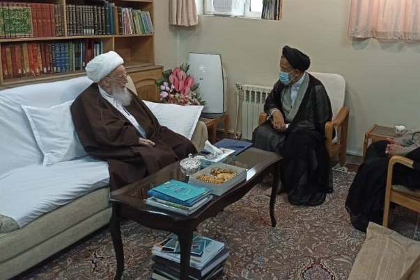 دیدار وزیر اطلاعات با مراجع تقلید