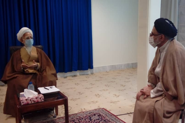 وزیر اطلاعات با آیت الله جوادی آملی دیدار کرد