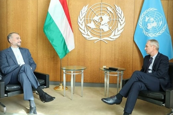 وزیر امور خارجه با رئیس مجمع عمومی سازمان ملل دیدار کرد
