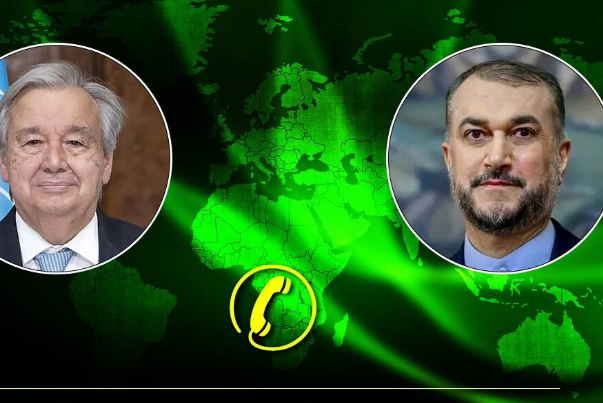 Амир Абдоллахиян провел телефонные переговоры с Гутерришем