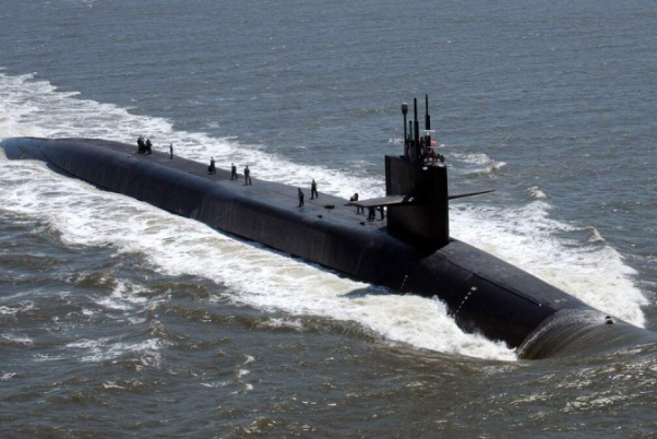 Американская атомная субмарина у берегов Кореи
