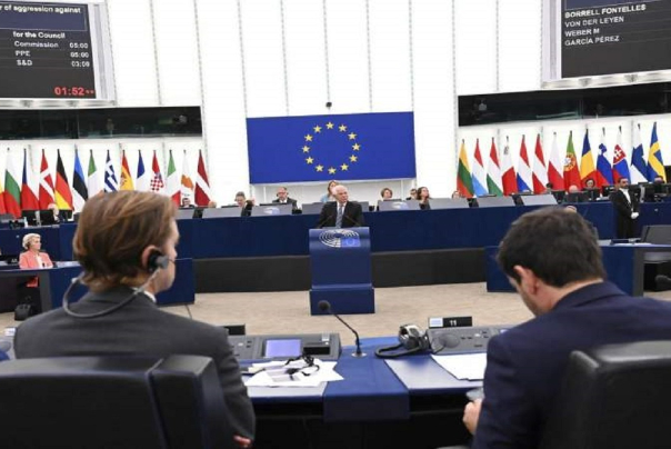 ترکش‌های جنگ اوکراین در پارلمان اروپا