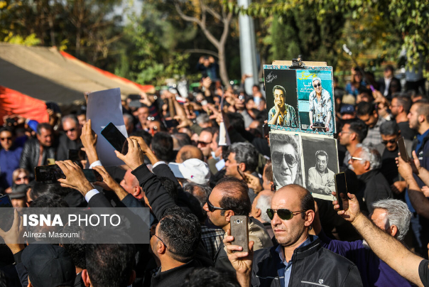 گزارش تصویری | وداع با حنجره طلایی موسیقی