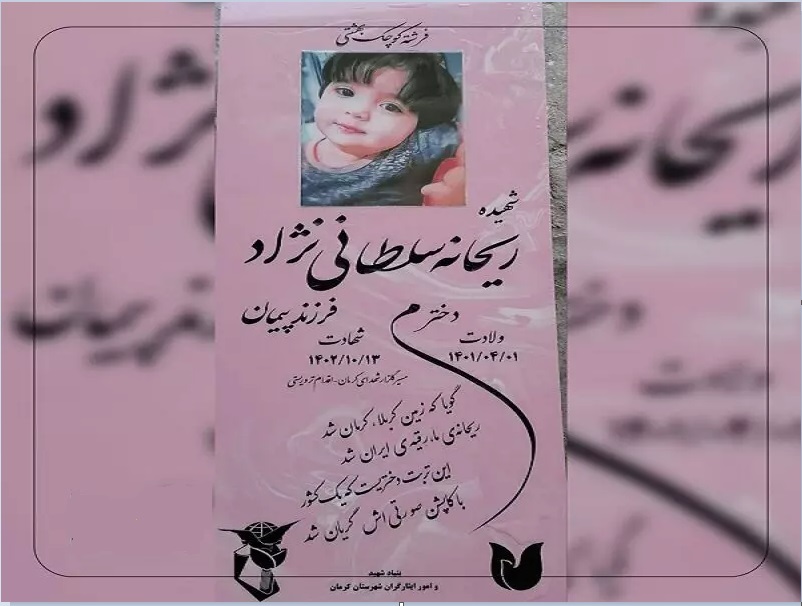 سنگ مزار دختر شهید خردسال معروف به «کاپشن صورتی»، همرنگ لباسش شد