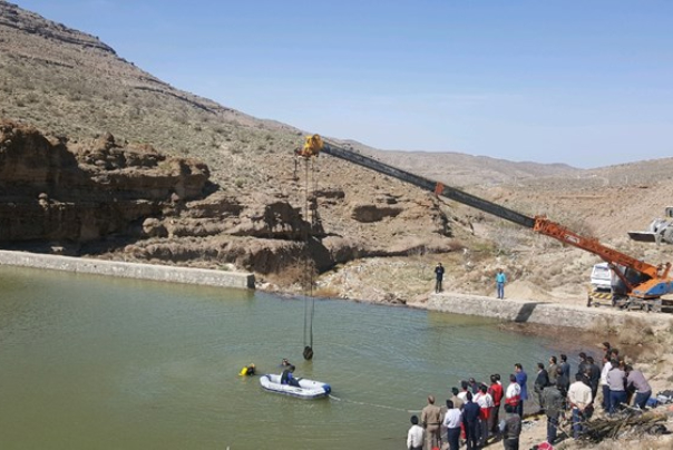 سقوط خونین خودرو به سد با سه کشته