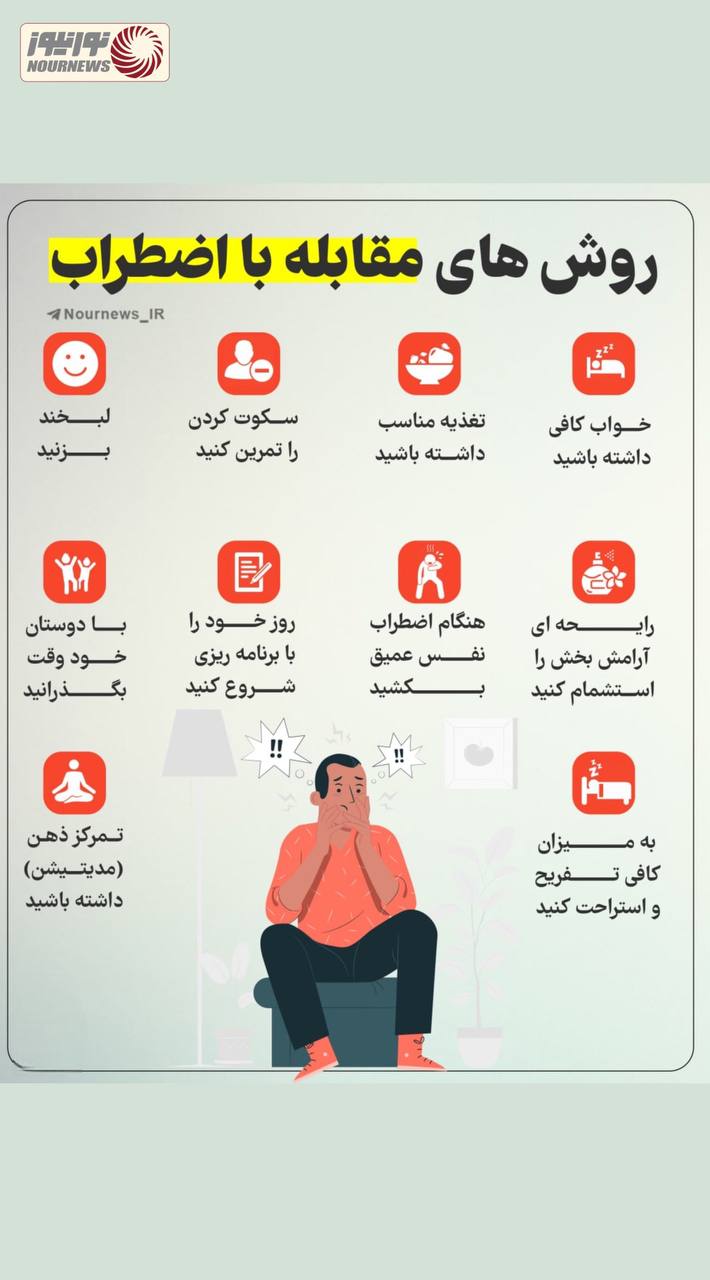 نوراینفو | روش های مقابله با اضطراب