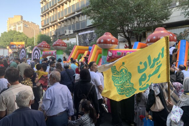 حضور پرشور مردم پایتخت در جشن بزرگ امام رضایی‌ها