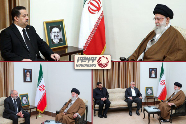 چه مقاماتی در حاشیه مراسم تشییع آیت‌الله رئیسی با رهبر انقلاب دیدار کردند؟