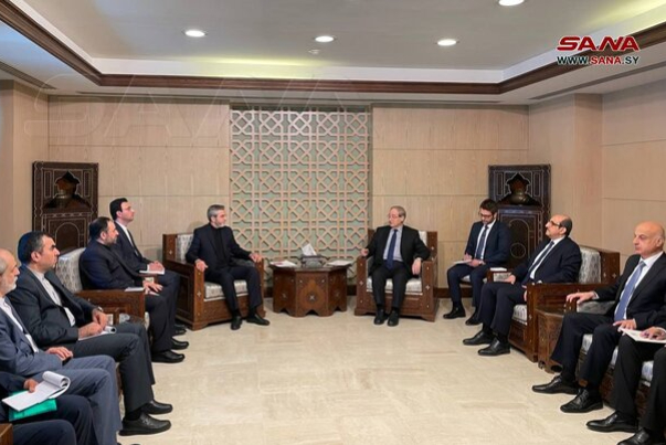 باقری با وزیر خارجه سوریه دیدار کرد