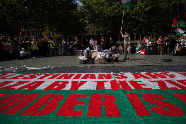 حمایت مردم روتردام هلند از مردم غزه+ تصاویر