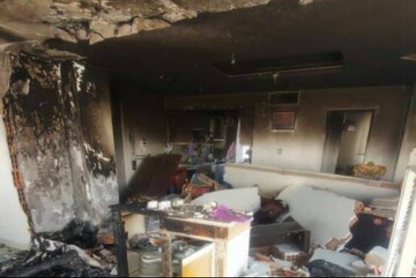 تخریب یک ساختمان بر اثر نشتی گاز