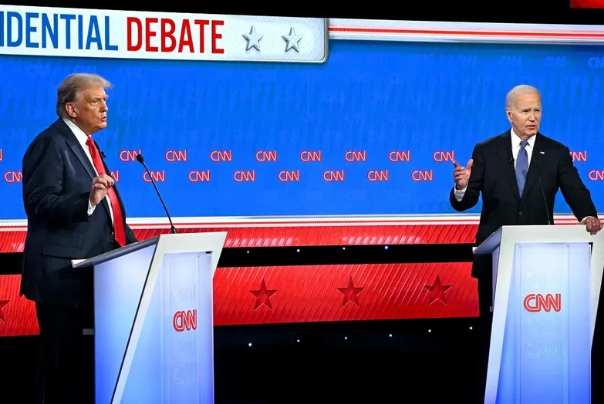 افزایش محبوبیت ترامپ بعد از مناظره با بایدن