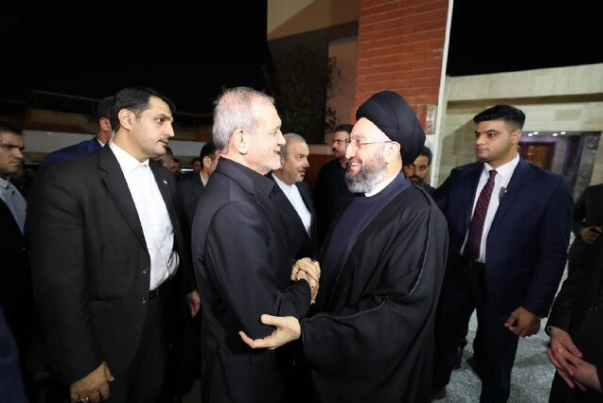 پزشکیان با عمار حکیم دیدار کرد