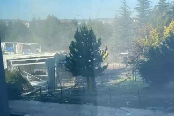 حمله تروریستی به مرکز صنایع هوافضای آنکارا +فیلم