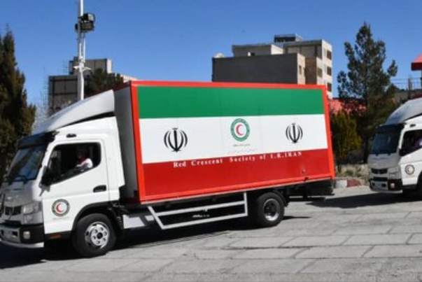 איראן שולחת 15 משאיות עמוסות סיוע הומניטרי ללבנון