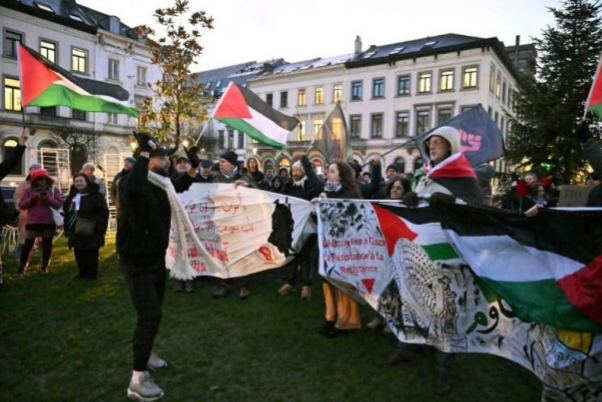 Демонстрации в поддержку жителей Газы в мире