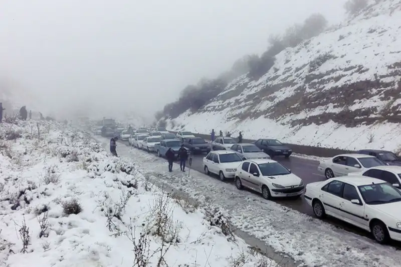 ممنوعیت تردد در محورهای تهران-چالوس، کرج-چالوس و هراز