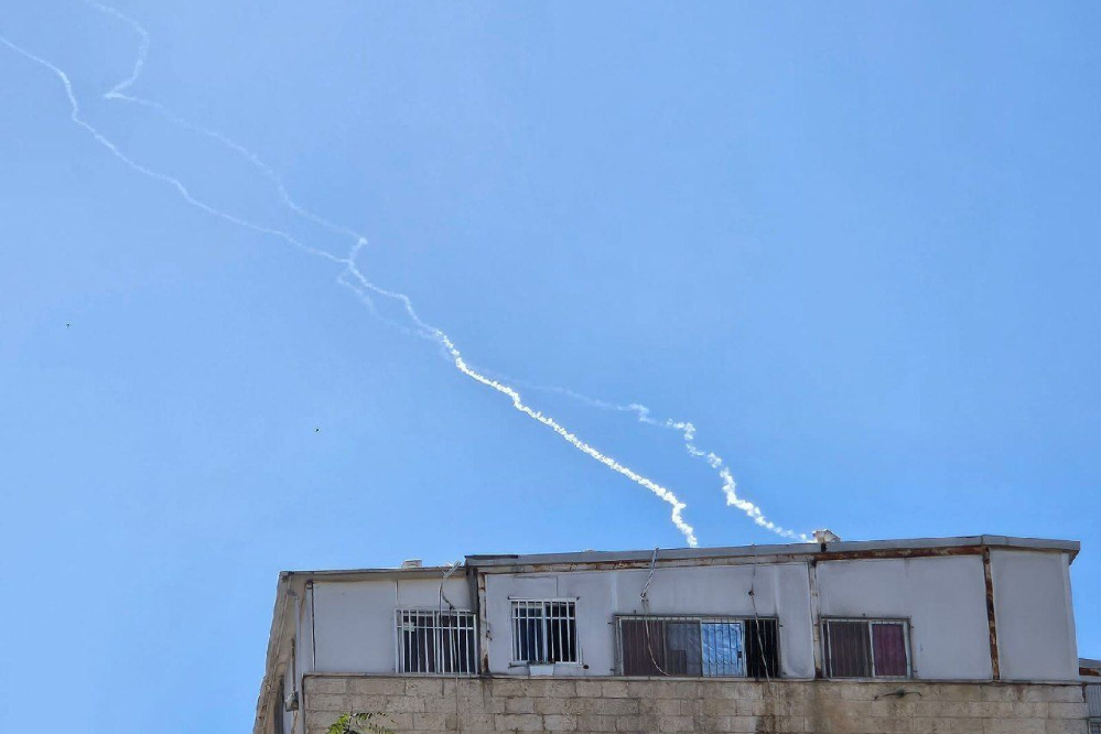 شلیک دو موشک یمنی به مرکز اراضی اشغالی+فیلم