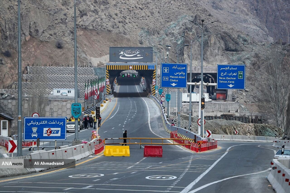 جاده چالوس یک طرفه شد