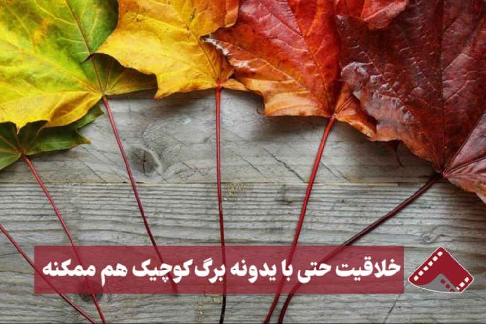 نورنما | خلاقیت حتی با یک دونه برگ کوچیک هم میشه