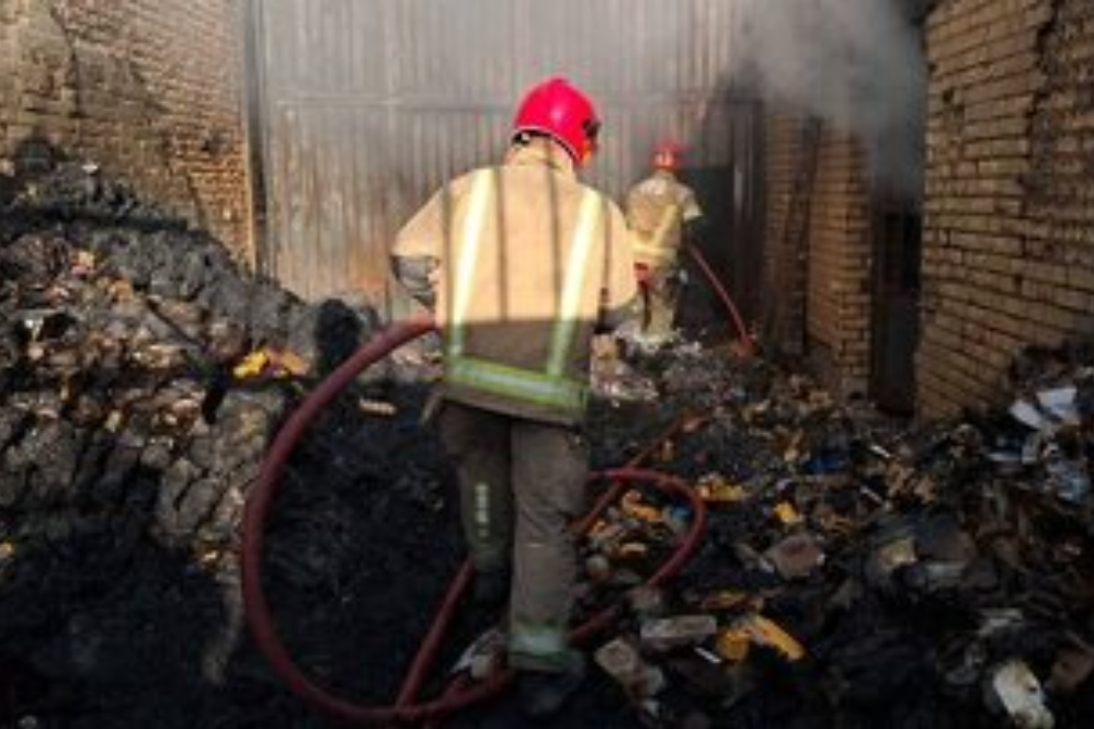 آتش سوزی در اسلامشهر