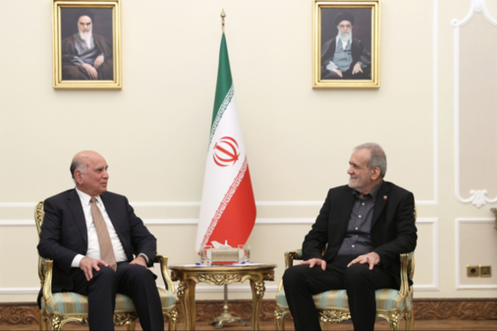 Встреча президента Ирана с заместителем премьер-министра и министром иностранных дел Республики Ирак