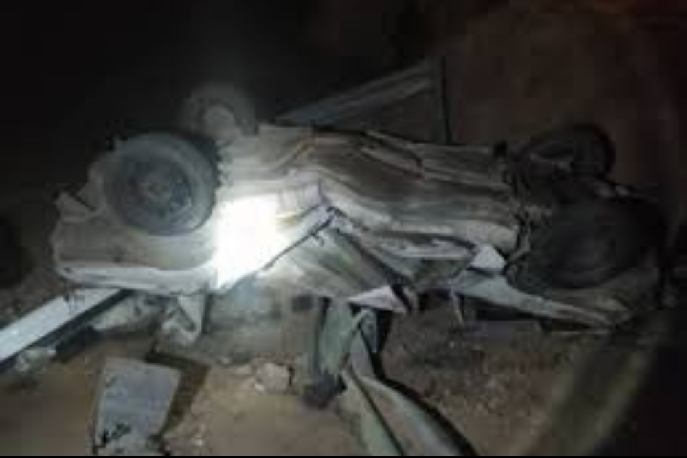 تصادف مرگبار در میاندوآب/4 نفر زنده زنده در آتش سوختند!