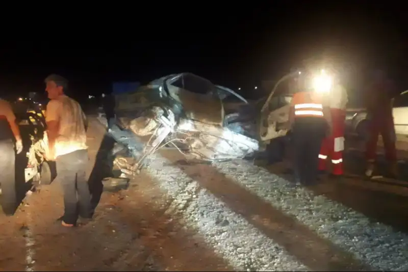 تصادف زنجیره‌ای مرگبار در اتوبان ساوه