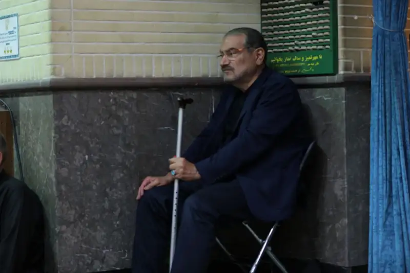 بازگشت شمخانی به صحنه عمومی با لباس عزا +فیلم