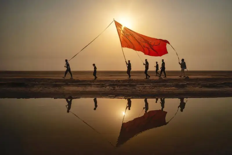 آغاز پیاده روی اربعین در جنوب عراق+ عکس