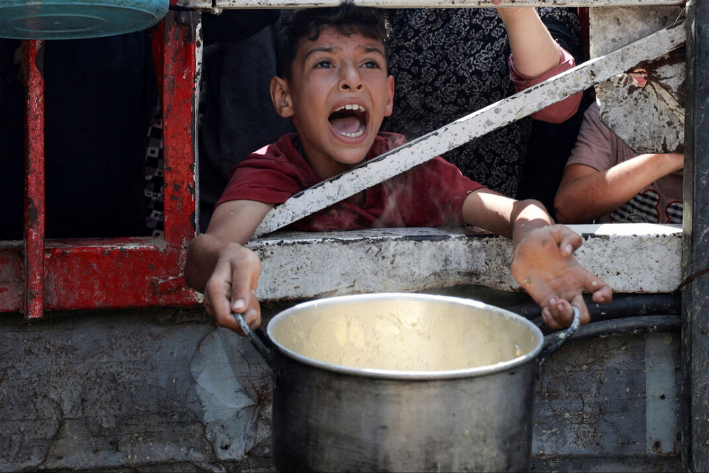 联合国已宣布加沙陷入饥荒！