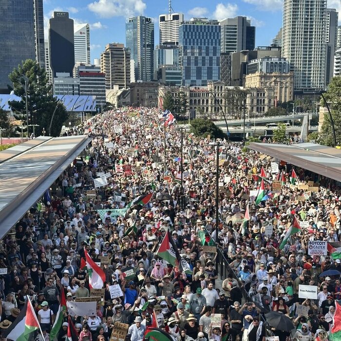 Австралийцы протестуют против Израиля после объявления голода в Газе
