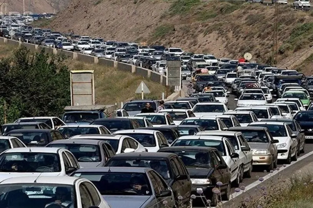 انسداد جاده چالوس؛ ترافیک شدید در جاده‌های منتهی به شمال