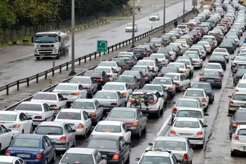 ترافیک سنگین در محورهای شمالی کشور