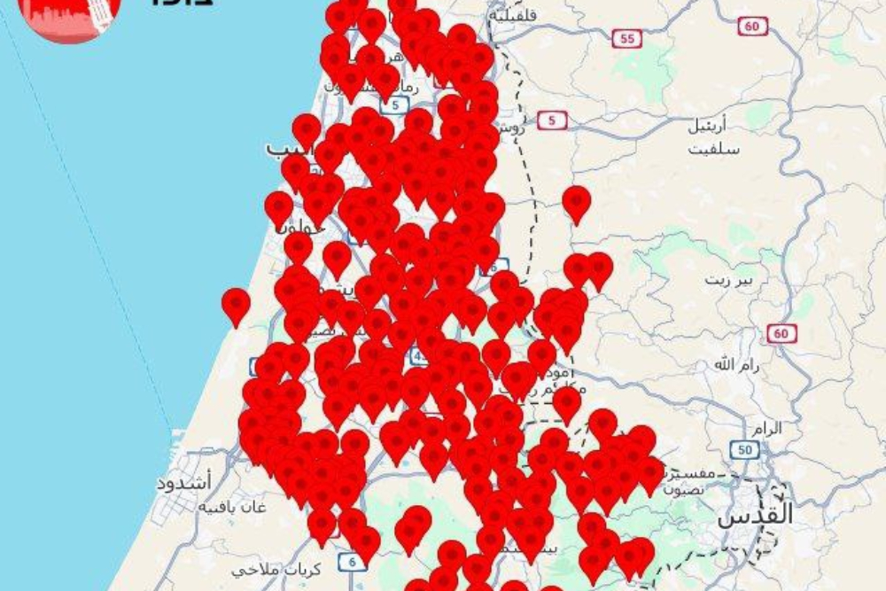 فعال شدن آژیر هشدار در تل‌آویو و قدس اشغالی