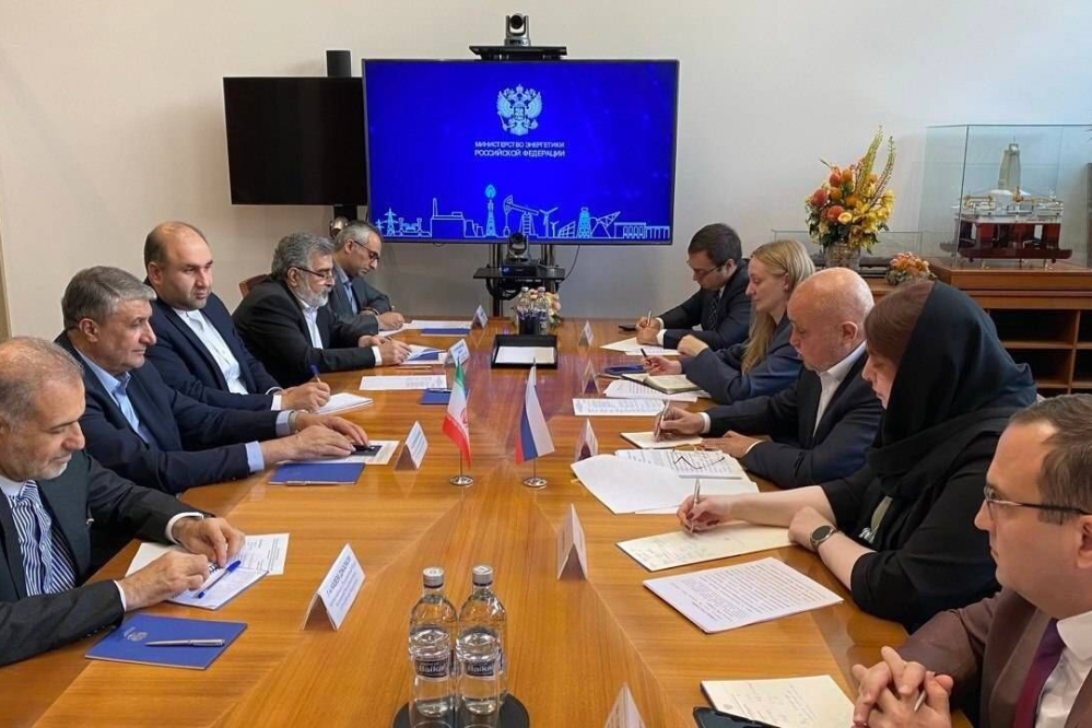 Глава ОАЭИ Мохаммад Эслами встретился с министром энергетики России Сергеем Цивилевым