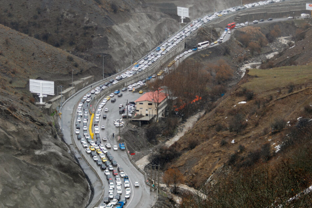 جاده چالوس یکطرفه شد